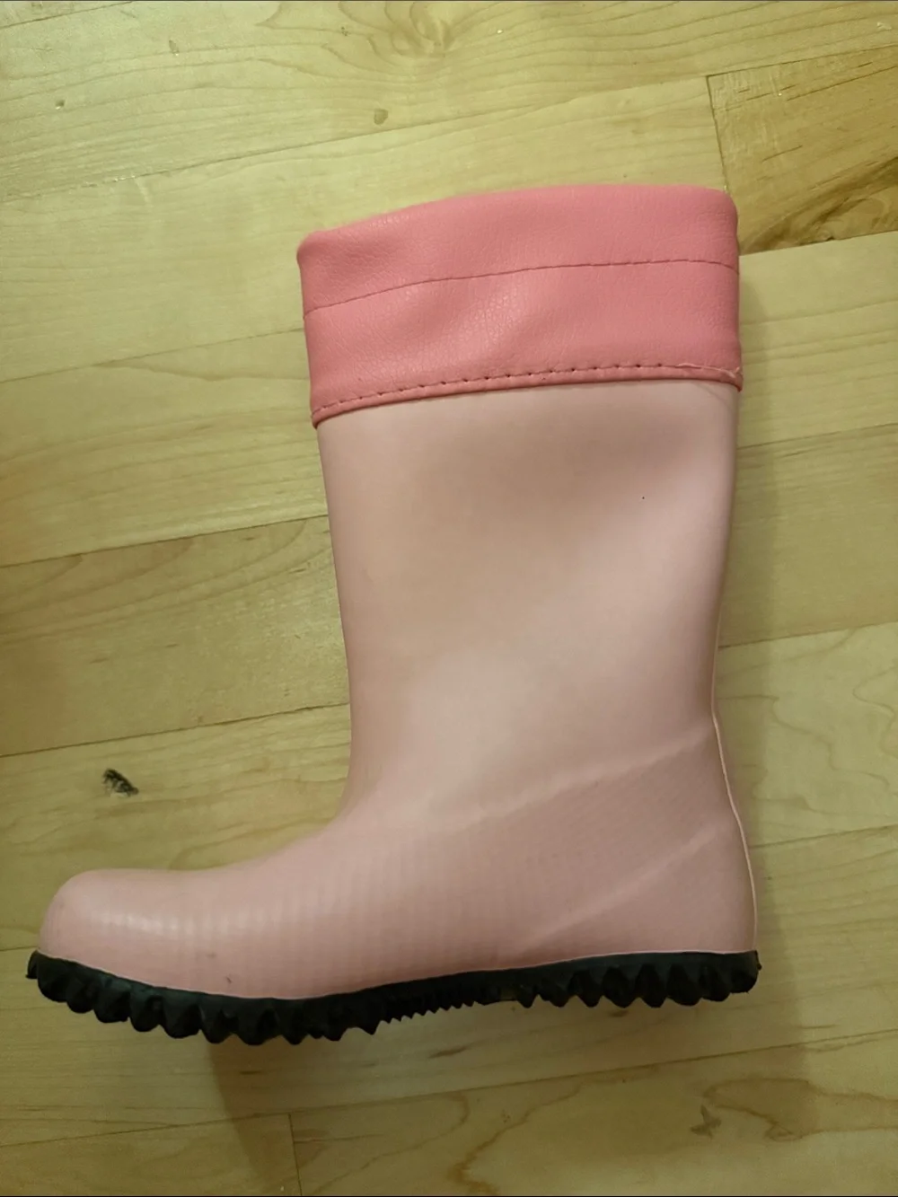 Saguaro Kid's Brisk Barefoot Rain Boots Pink-Winter Plush / EU 25